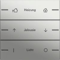 Gira Wippenset 3-fach indiv. Tastsensor Edelstahl 5763600