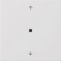 Gira KNX RF Bedienaufsatz 1-f. Reinweiß 5105112