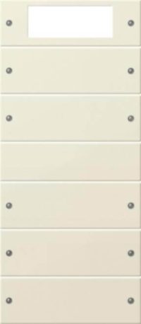 Gira Wippenset 5fach Plus cremeweiß 219501