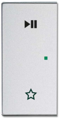 Busch-Jaeger Wippe Aluminium-Silber 6237-21-83