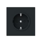 Busch-Jaeger Steckdose 1-fach schwarz matt Unterputz IP20 20 EUCB-45M