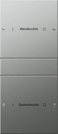 Gira Wippenset 2-fach beschr. Sys 55 eds 2132602