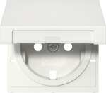 Gira Abdeckung. SCHUKO-Steckdose KD + SH Reinweiß 494203
