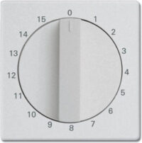 Busch-Jaeger Zentralscheibe Aluminium-Silber Bedienelement 1770-83-103