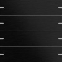 Gira Wippenset 4-fach Tastsens.4 TS4 Alu 5024126