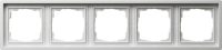 Gira Rahmen 5f.reinweiß-glänzend 0215112