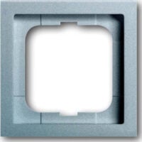 Busch-Jaeger Rahmen 1-fach Aluminium-Silber, fu linear 1721-183K