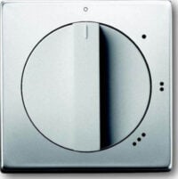 Busch-Jaeger Zentralscheibe Edelstahl 3Stufen-Drehschalter 2542 DR/01-866