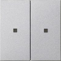 Gira KNX RF Bedienaufsatz 2-f. Alu 510726
