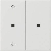 Gira KNX RF Bedienaufsatz 2-f. Reinweiß 510803