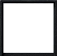 Gira Adapterrahmen schwarz quadr.50x50mm 0282005