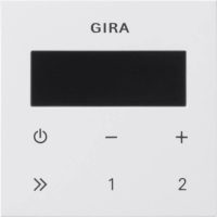 Gira Bedienaufsatz Radio UP reinweiß 248003