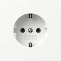 GIRA 446670 SCHUKO-Steckd.o.Kr.Flächenschalter