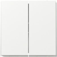 GIRA 349566 Wippe 2fach gerade TX_44 Reinweiß