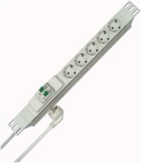 Kopp 931504015 Schuko-Steckdose 5-fach PROFIvers.19Z mit Schalt.45° CEE7/III