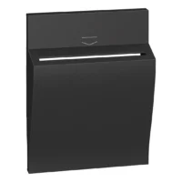 BTicino KG22 LivingNow 3M Abdeckung für Hotel-Card-Schalter Black