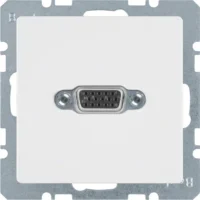 Berker Steckdose VGA mit Klemmen, polarws 3315416089