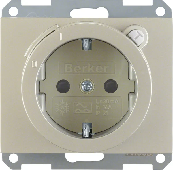 Berker Berker SCHUKO-Steckdose mit FI 47087004