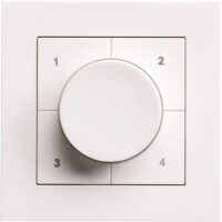 SG LEUCHTEN Dimmer Dreh/Druckkn dimmbar Einb 820415 Lichtwertspeicher