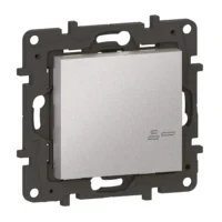 Legrand 863706 Niloe Step with Netatmo Wandsender Licht 1-Fach Aluminium