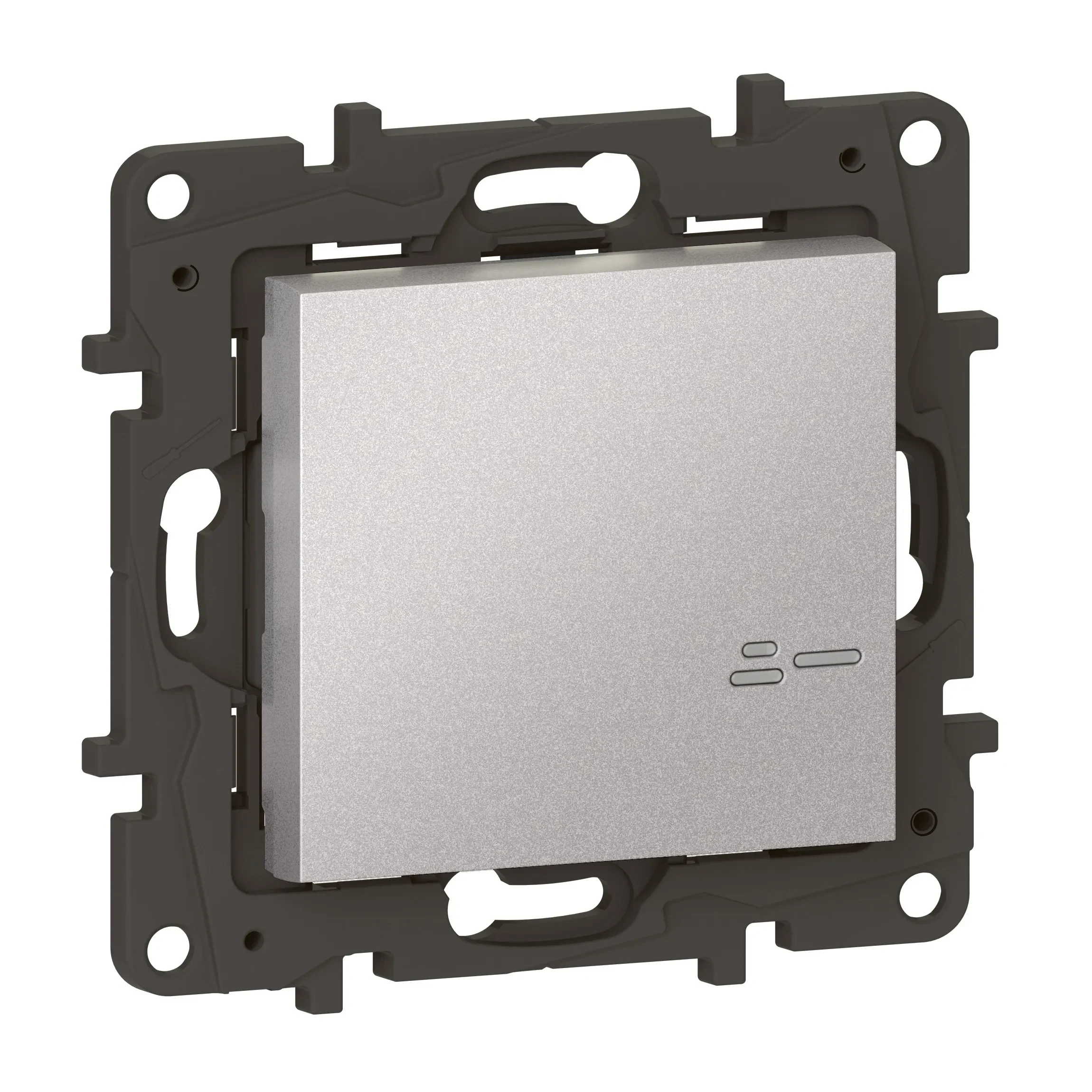 Legrand Legrand 863706 Niloe Step with Netatmo Wandsender Licht 1-Fach Aluminium