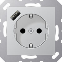 Jung SCHUKO Steckdose mit USB Typ A A1520-18AAL