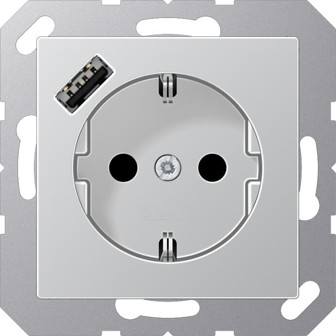 Jung Jung SCHUKO Steckdose mit USB Typ A A1520-18AAL