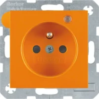 Berker Steckdose or/gl Kontroll-LED 6765098914