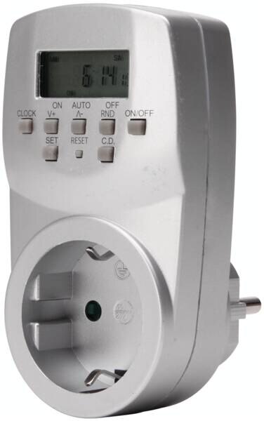 Kopp Kopp 195420075 Mini-Digi-Zeitschaltuhr IP20 230V 8A silber mit BS