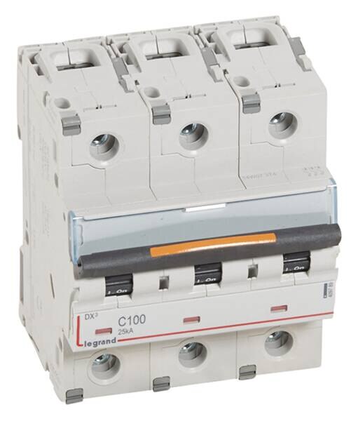Legrand Legrand 409789 DX3 LS-Schalter C 100A 3-polig 25kA 400VAC 4,5TE
