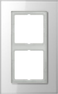 Jung Glasrahmen 2-fach alpinweiß waage/senkrecht LSP 982 GL WW
