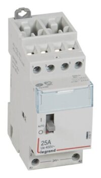 Legrand 412517 CX3 Schütz 24V 25A 4S mit Handschalter