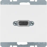 Berker Steckdose VGA mit Klemmen, polarws gl 3315417009