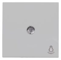 Kopp 490445000 HK07-Flächenwippe mit Linse und Symbol "Licht" Farbe:grau matt