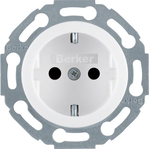 Berker Berker Steckdose pws/gl 1-fach 4755