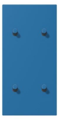 Jung LC12-25R0211 Abdeckung mit Kipphebel "Zylinder" 2x2 Kipphebel senkrecht LS 1912 ble