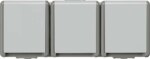 Siemens 5UB4731 DELTA fläche IP44 Aufputz SCHUKO Steckdose 3-fach waagerecht