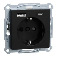 Merten Steckdose mit USB Ladegerät MEG2367-0403