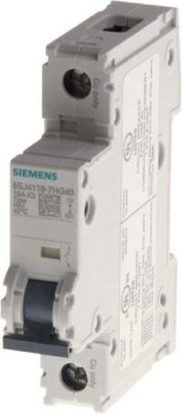 Siemens 5SJ4135-6HG40 Leitungsschutz- schalter 240V 14kA 1p B 35A T70 UL489