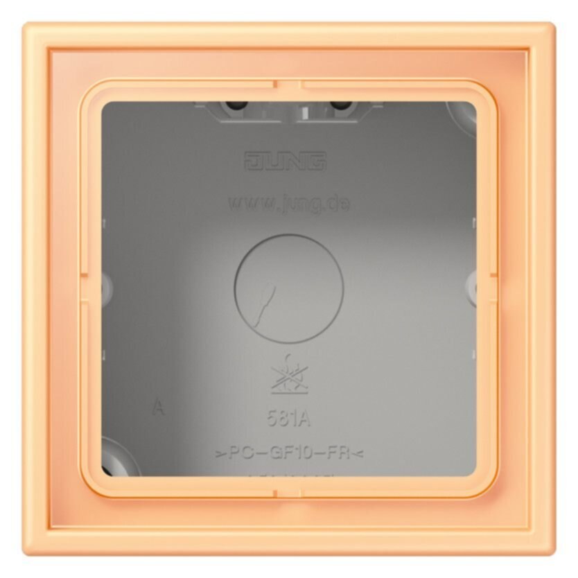 Jung Jung LC 581 A 258 AP-Kappe 1-fach Duroplast lackiert Serie LS terre sienne claire 59