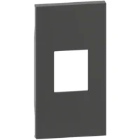 BTicino KG13M2 LivingNow 2M Abdeckung für Glasfaser-Steckdose Black
