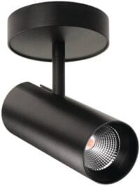 SG LEUCHTEN LED-Deckenanbauleuchte 17W TUBE MINI 320691 2700K 830lm schwarz Konverter