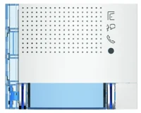 Bticino 351142 Frontblende Lautsprecher LED 2RT-D Allwhite