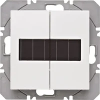 Berker KNX-Funk Wandsender 2-fach polarweiß glänzend 85656189