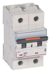 Legrand 409722 DX3 LS-Schalter B 63A 2-polig 25kA 400VAC 3TE
