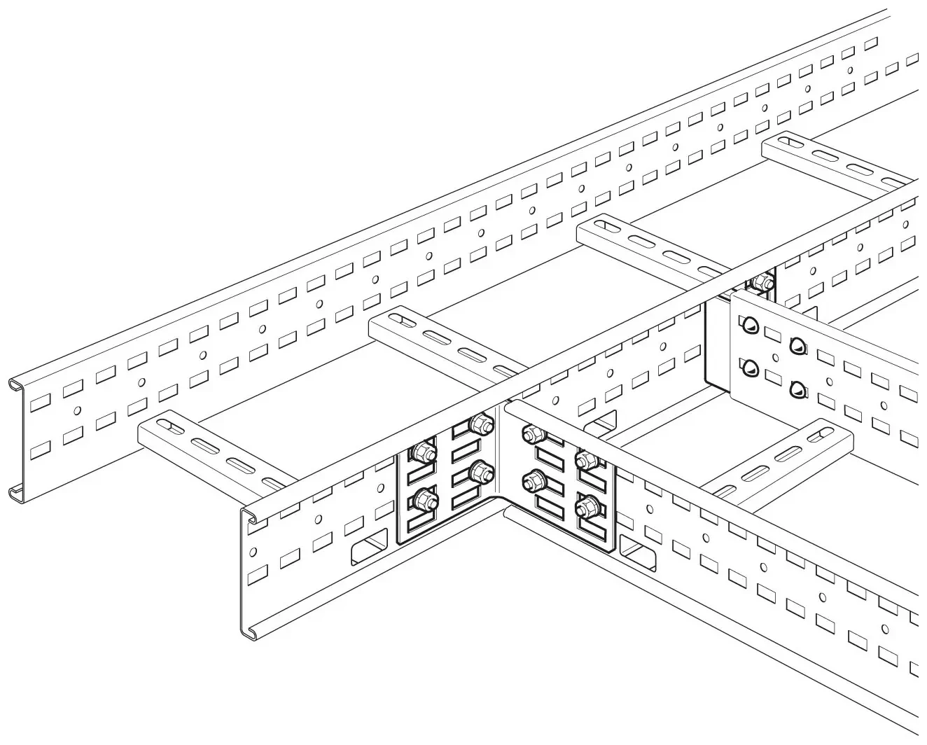 Legrand Van Geel PTBSZ T-Verbindersatz H125 V4A Edelstahl