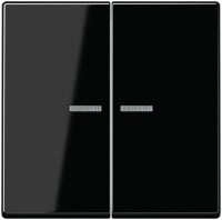 Jung A595BFKO5SW Wippe Serienschalter m.Lichtleiter Serie A schwarz