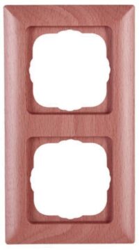 Kopp 306615067 Abdeckrahmen 2-fach MIL buch
