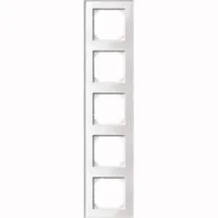 Merten Rahmen Glas 5 fach bril/ws waage/senkrecht 489519