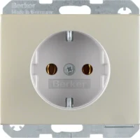 Berker SCHUKO-Steckdose Edelstahl 41157004